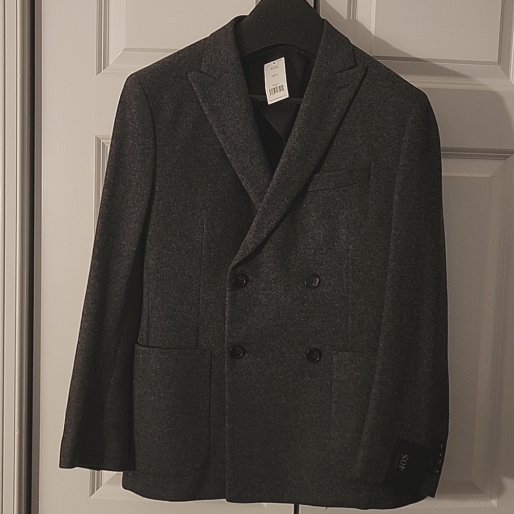 Double Breasted Italian Wool blend Blazer